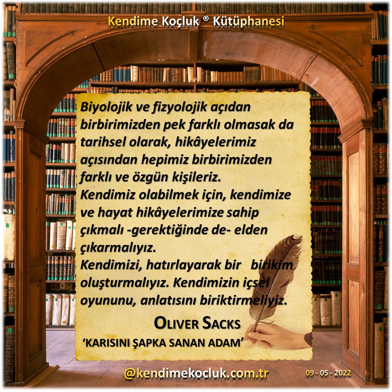 Kendime Koçluk - Oliver Sacks - Karısını Şapka Sanan Adam