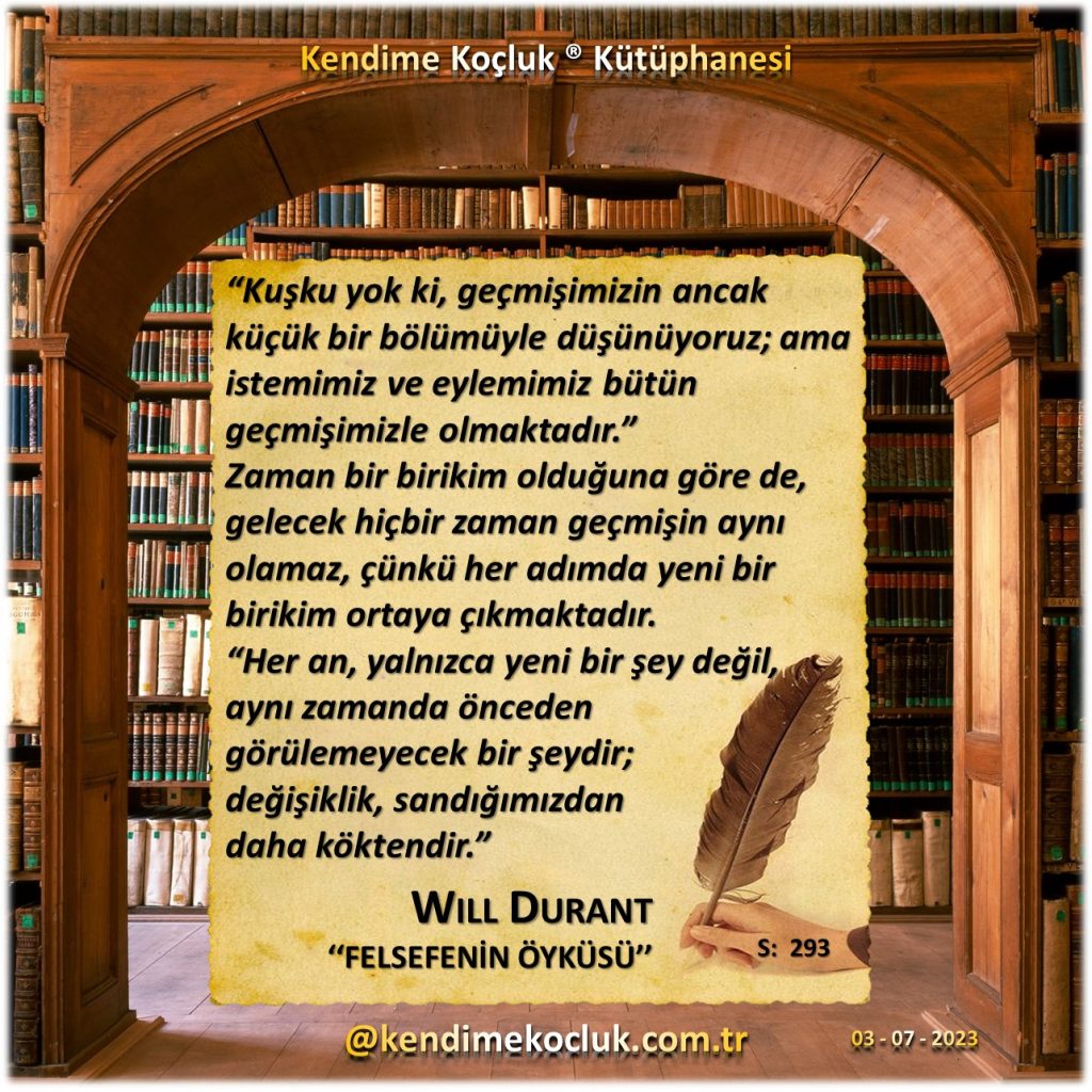 Kendime Koçluk ® Kütüphanesi - Will Durant - Felsefenin Öyküsü