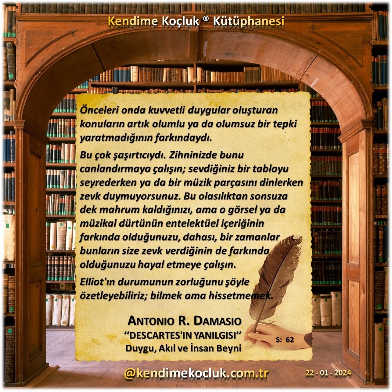 Antonio R.-Damasio - Descartes'in Yanılgısı - Duygu Akıl ve Insan Beyni