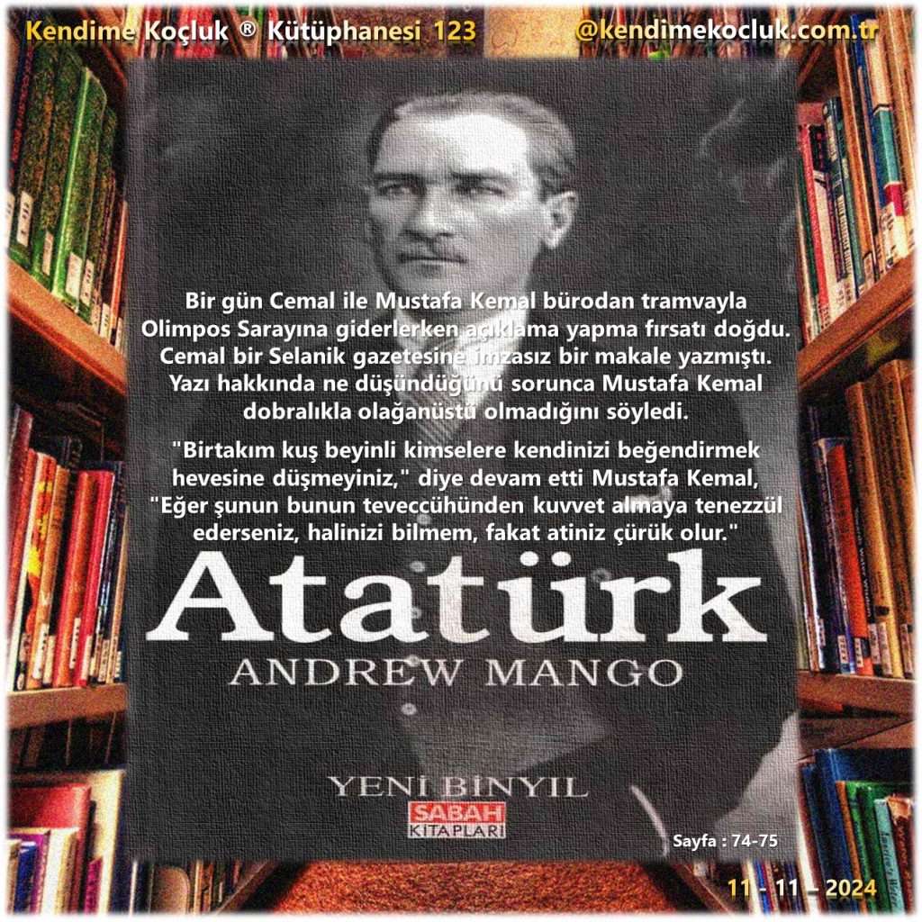 Andrew Mango, Atatürk, Kendime Koçluk Kütüphanesi