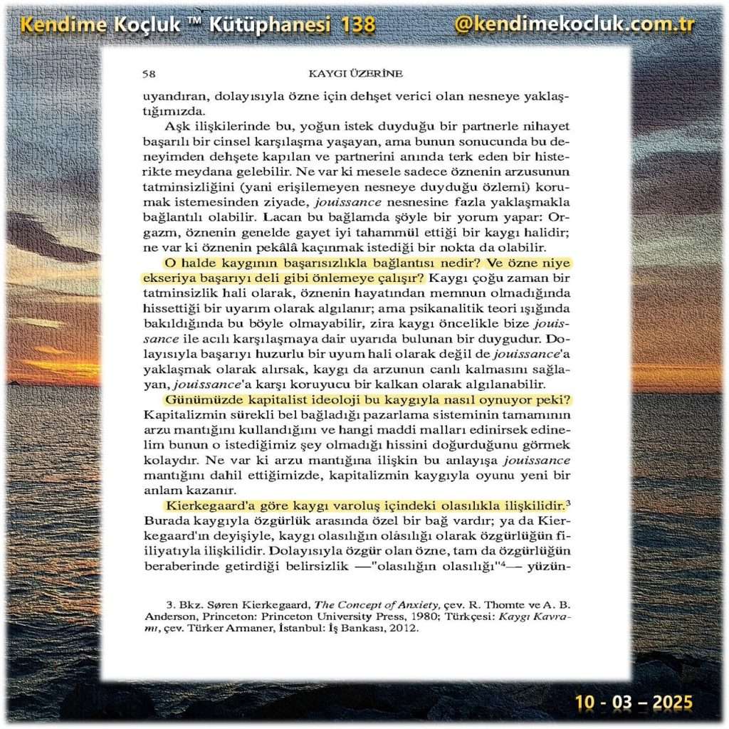 Renata Salecl - Kaygı Üzerine / Kendime Koçluk™ Kütüphanesi 138