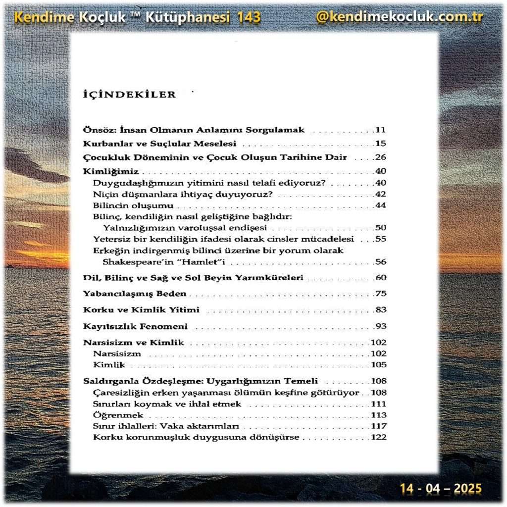Arno Gruen, Empatinin Yitimi, Kendime Koçluk, Kendine Koçluk, Kütüphane