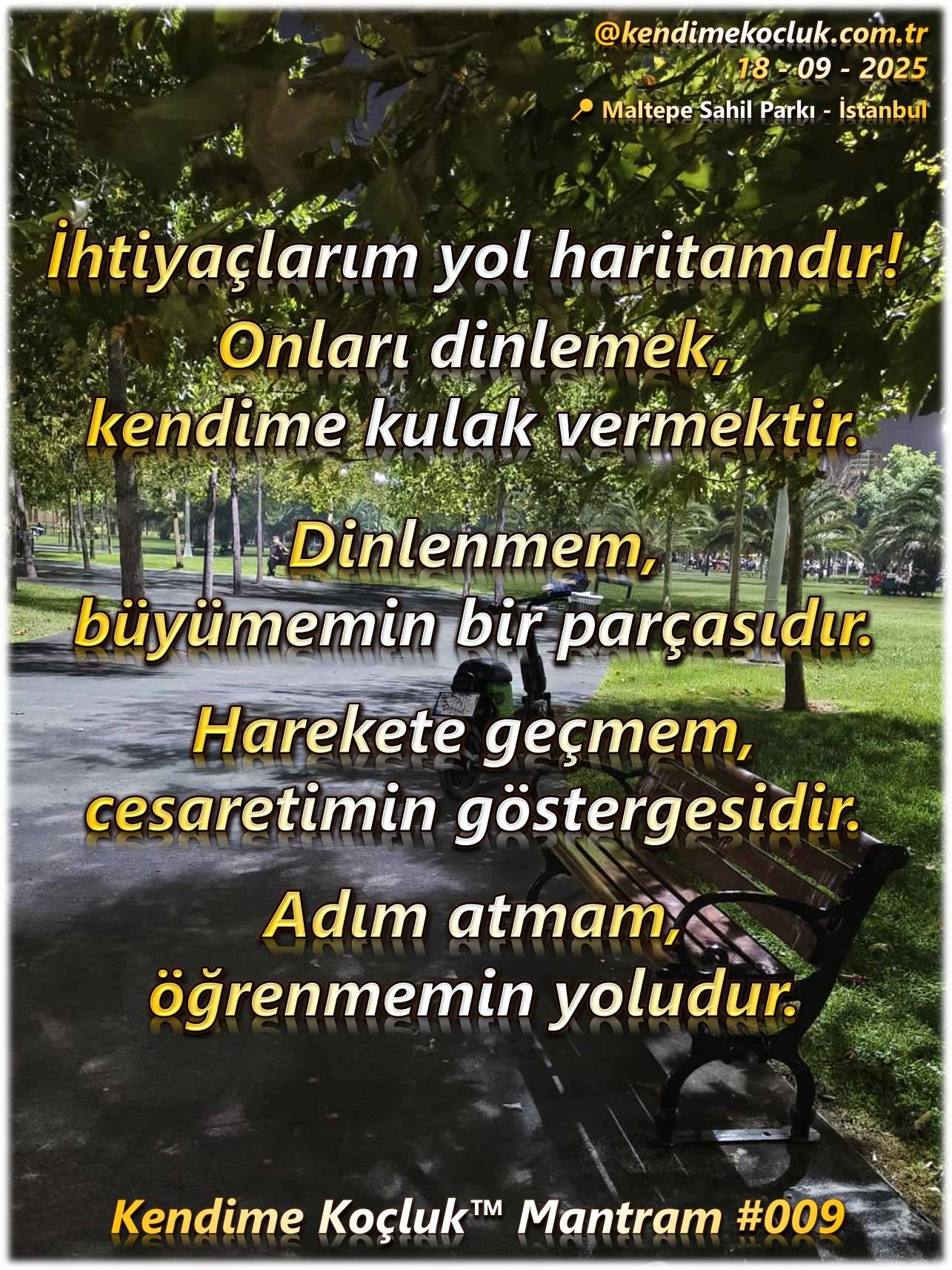 kendime koçluk mantra 009