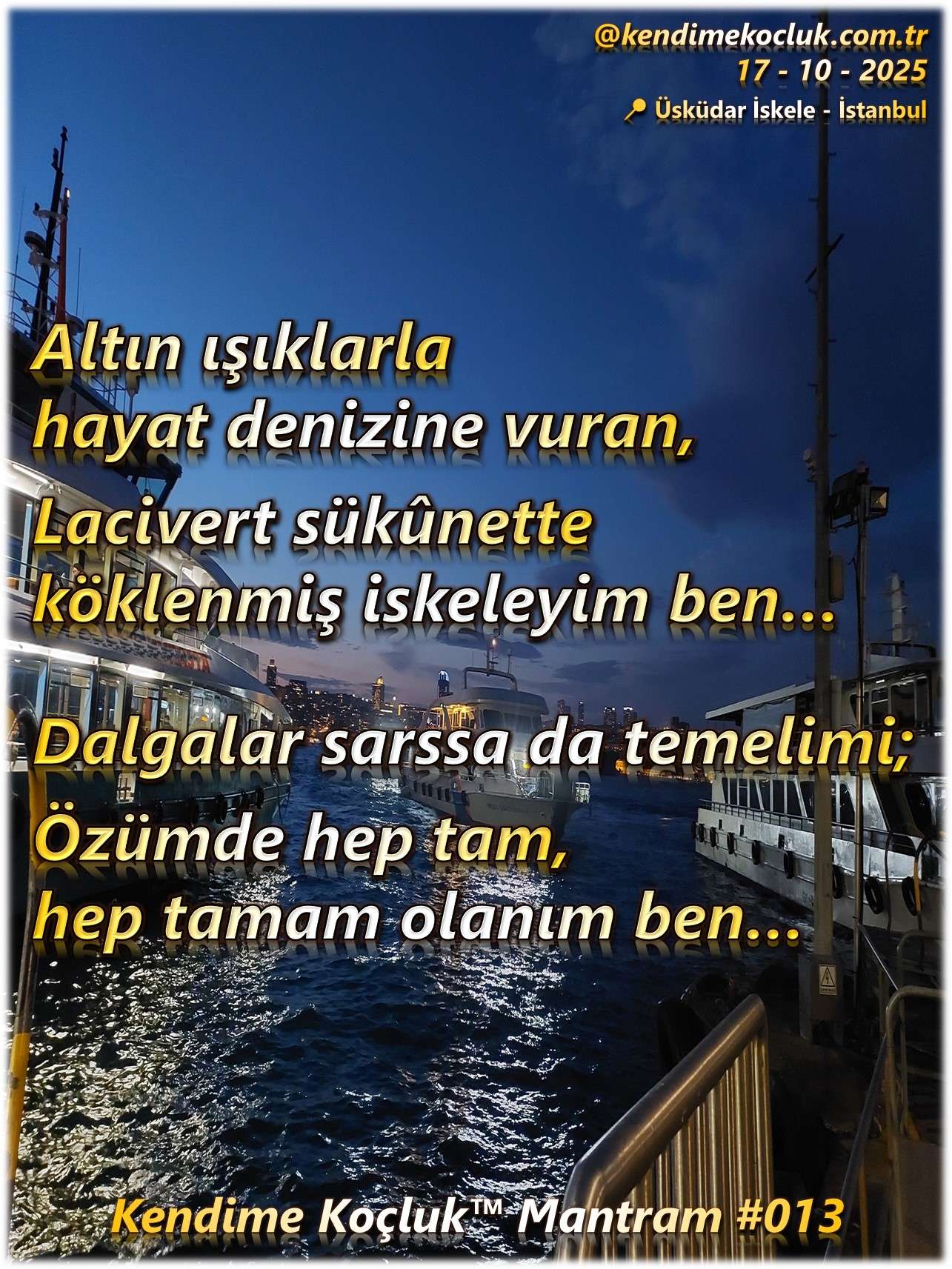 kendime koçluk mantram 13