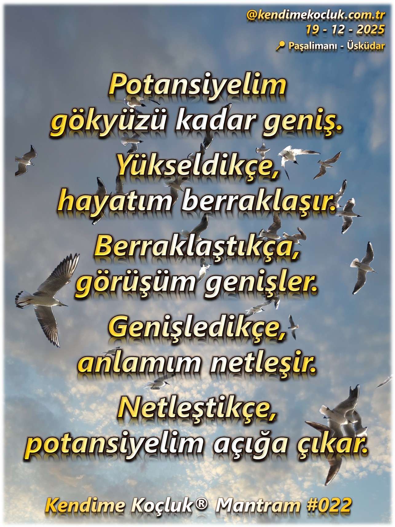 kendime koçluk mantram 22