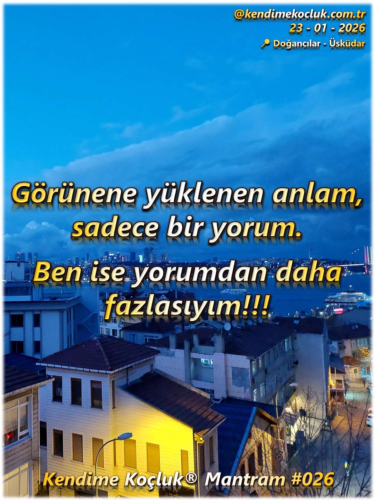 kendime koçluk mantram 26